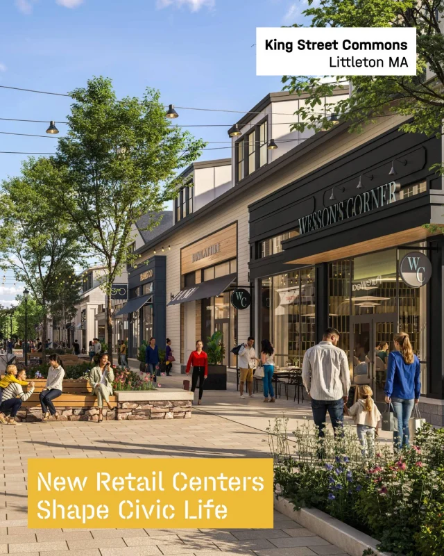 King Street Commons, Tuscan Village and The Downs are three New Town Center projects designed as dynamic hubs where people can live, work, shop, dine, stay and connect. By combining retail, hospitality and residential experiences, these centers spark fresh civic and economic energy that revitalizes local communities and reimagines the way we live, gather and thrive together.

Client partners: Lupoli Companies, Tuscan Brands and M&R Holdings