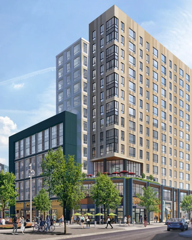 Portico, a 550,000 SF, 15-story residential/mixed-use development, has officially broken ground at Suffolk Downs. Its corner tower activates Beachmont Square with anchor retail and public amenity spaces activating a lively, walkable neighborhood just outside Boston.

As the front door to HYM’s master planned vision for Suffolk Downs, Portico represents the next phase of our ongoing partnership with HYM, bringing this transformative vision to life.

More about Portico at link in bio.

Client and project team: HYM, WSP, Beals and Thomas, Inc., SGH, GeoEngineers Inc. and Halvorson | Tighe & Bond Studio