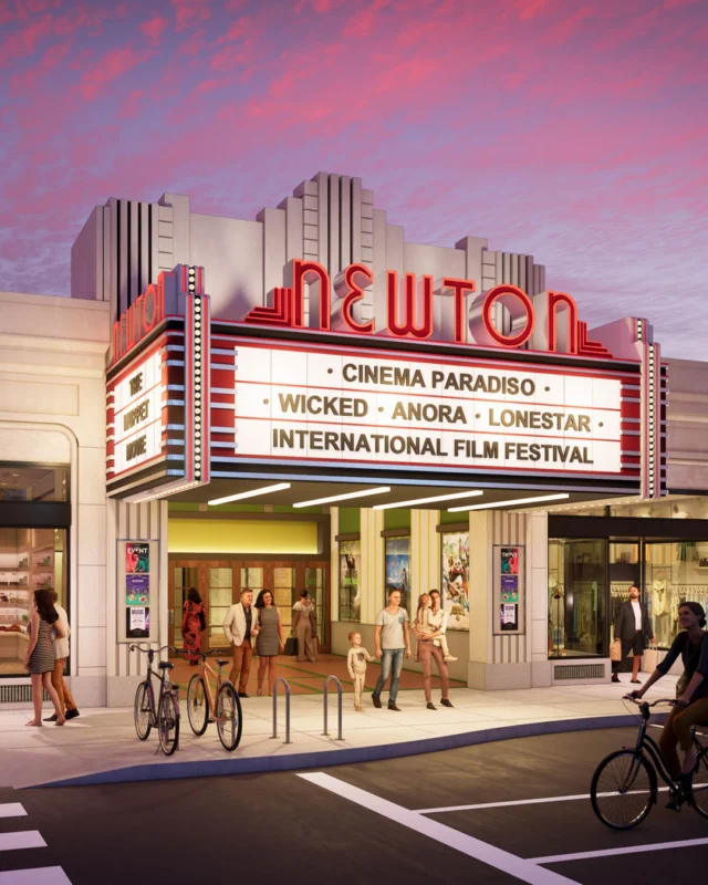The new vision for the revitalized West Newton Cinema is here. A neighborhood icon since 1937, this historic landmark will restore its Art Deco beauty and reestablish itself as a vibrant destination for film and culture.

More at link in bio.